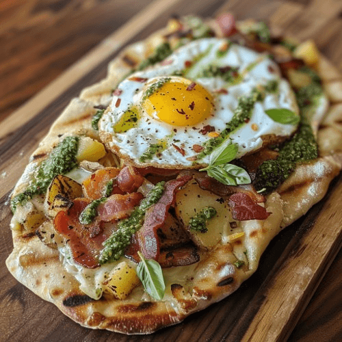 Grilled Flatbread Brunch