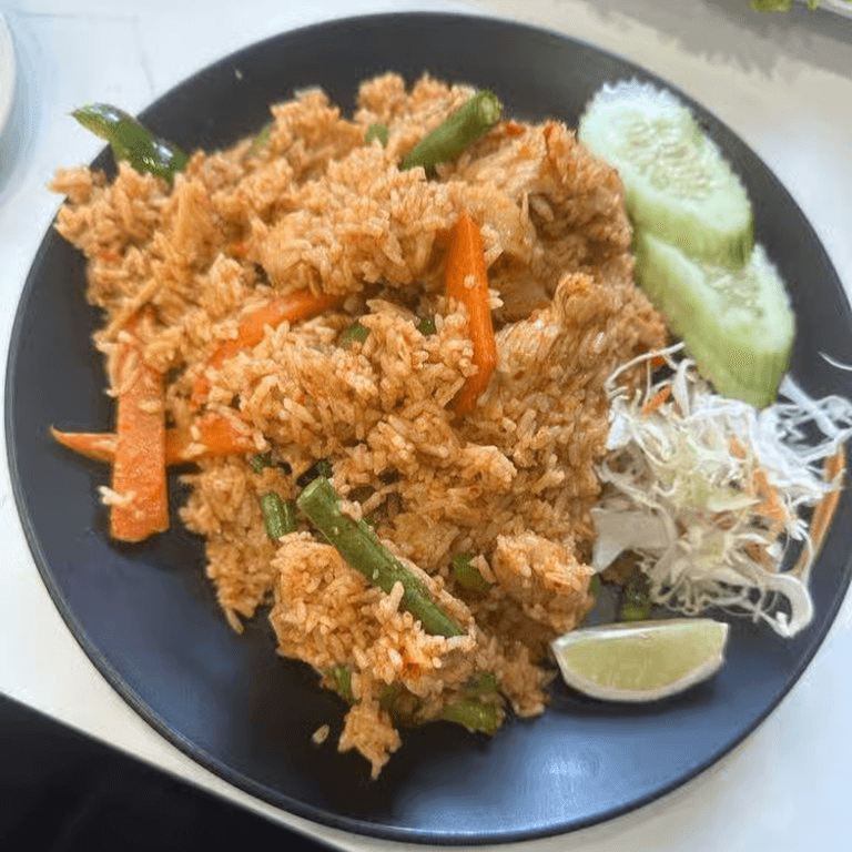 Red Curry Fried Rice.