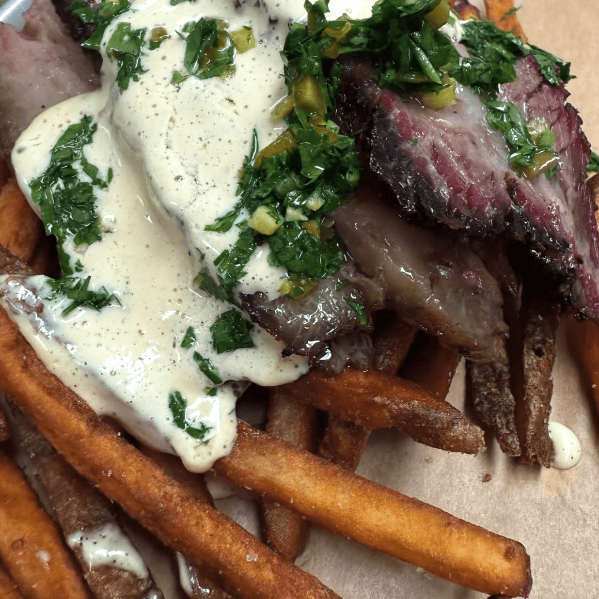 Brisket "Steak" frites.
