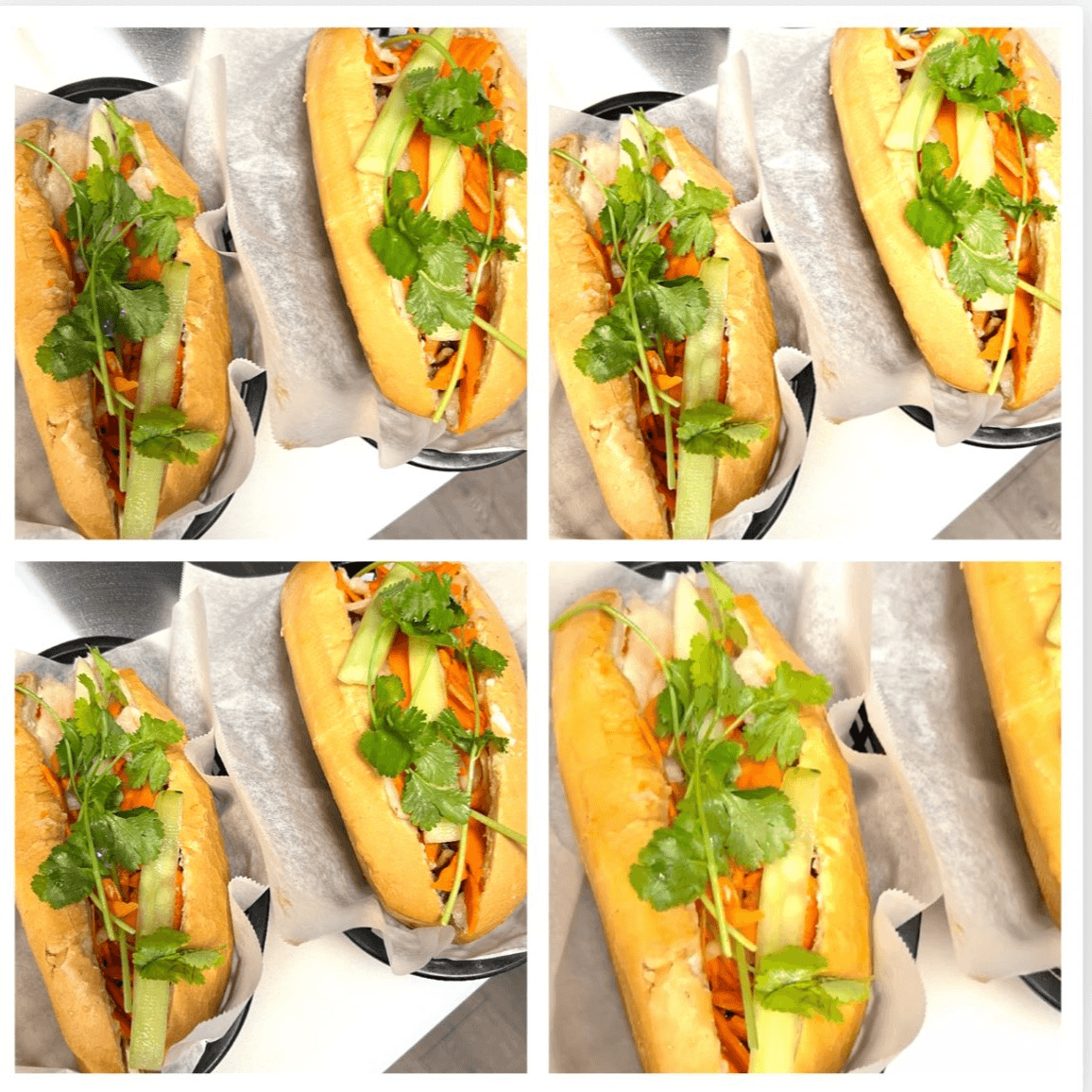 PT2. Banh Mi Party Tray (5 Cut In 1/2).