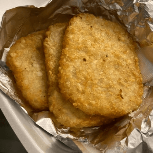 Hash Brown Cakes.