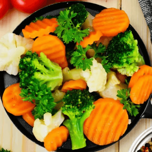 Stream Mixed Veggies.