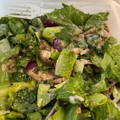 Chicken Shawarma Salad (Dinner).