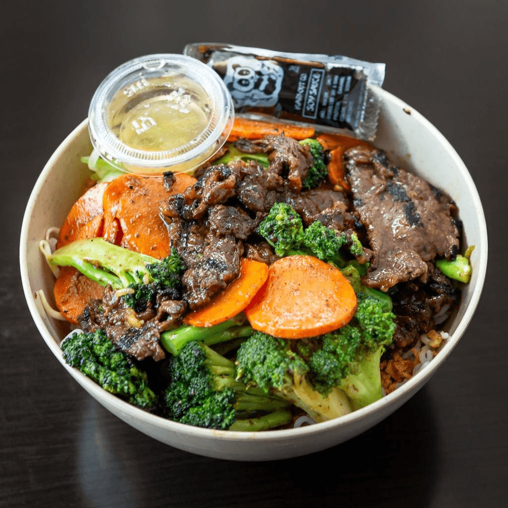 B4. Beef Stir Fry Bowl.