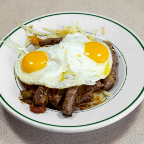 Steak "Sirloin" & Eggs.