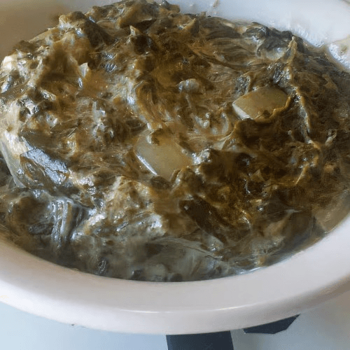 Creamed Spinach.