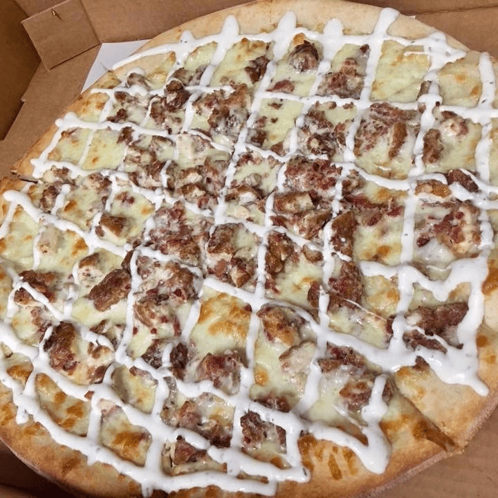 Buffalo Chicken Pizza.