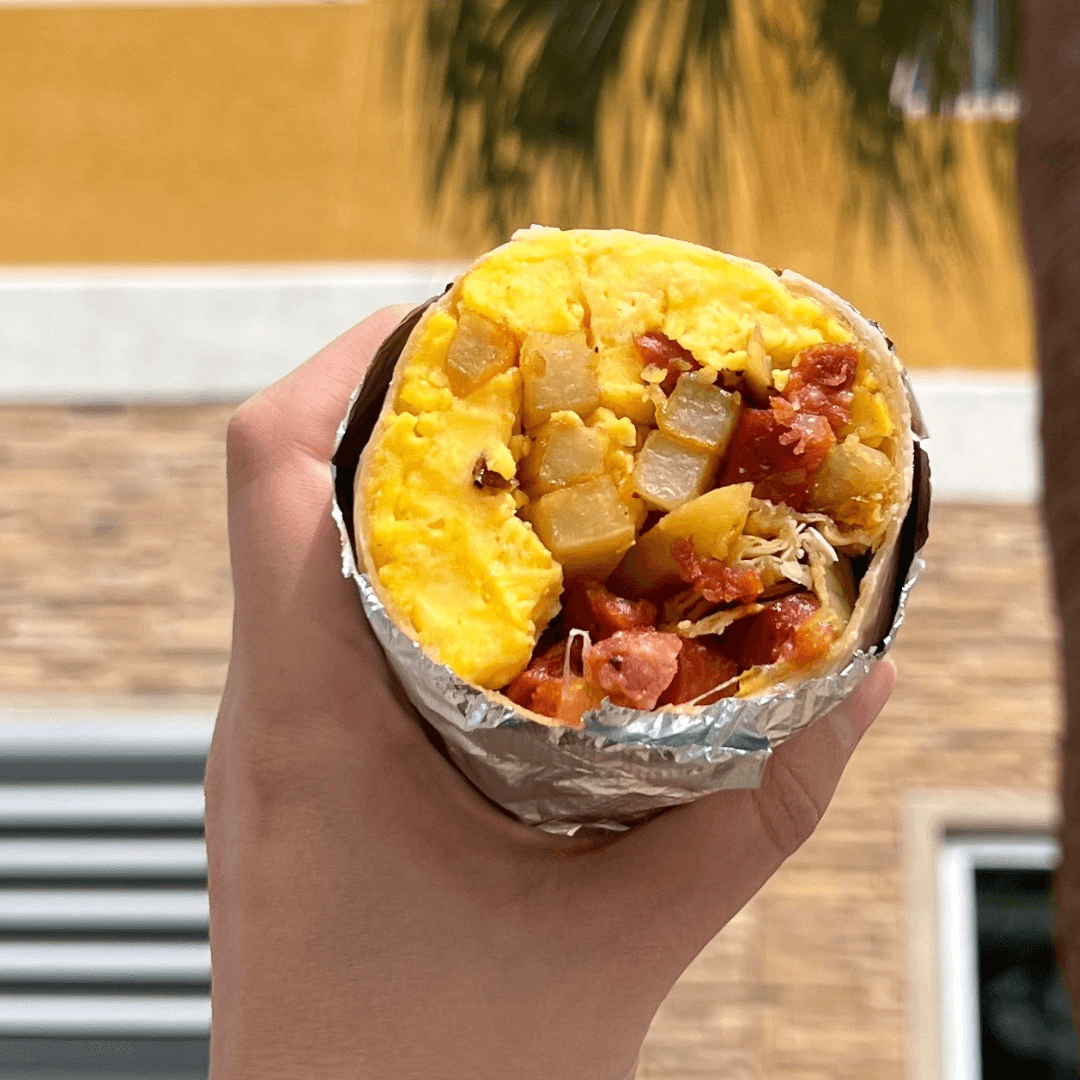 Local Bomber (Breakfast Burrito).