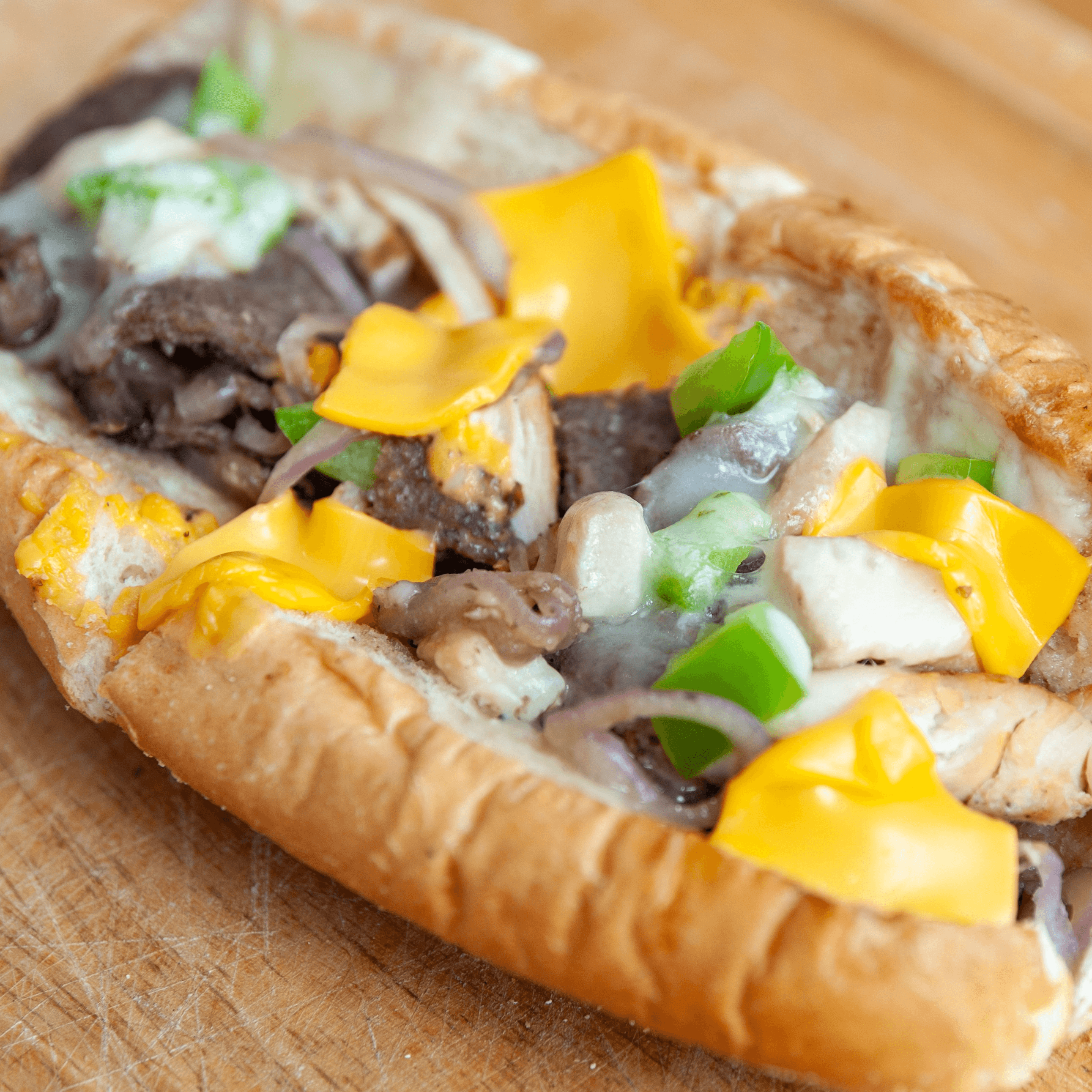 Chicken & Steak Deluxe Sub.