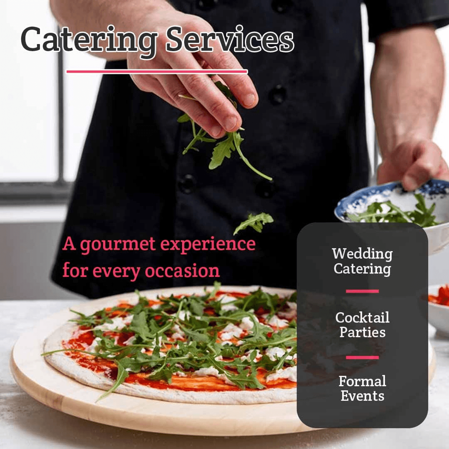 Special Events & Parties: We Cater to You!