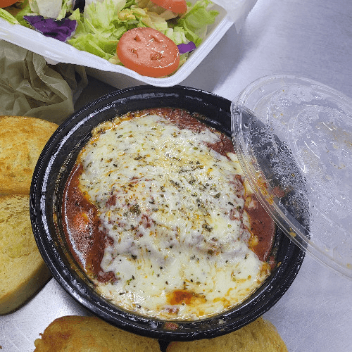 Sicilian Beef and Italian Sausage Lasagna.