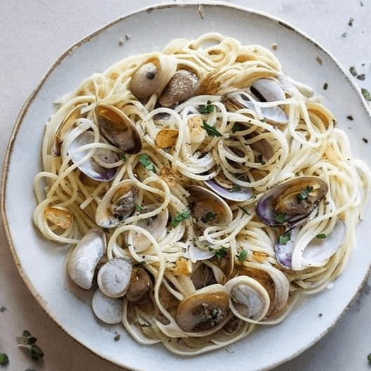 Spaghetti Vongole Tray.