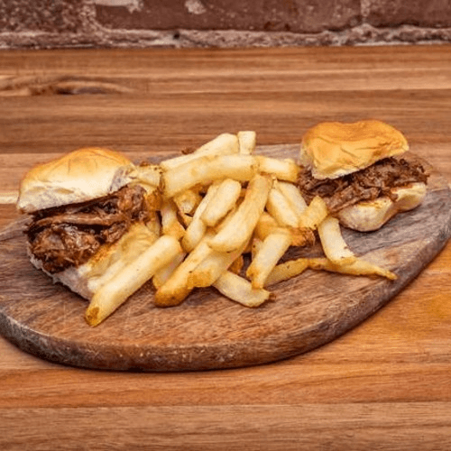 2 Pulled Ribeye Sliders