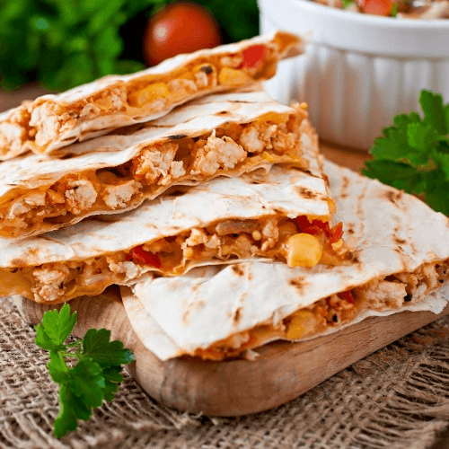 Hawaiian Quesadilla.