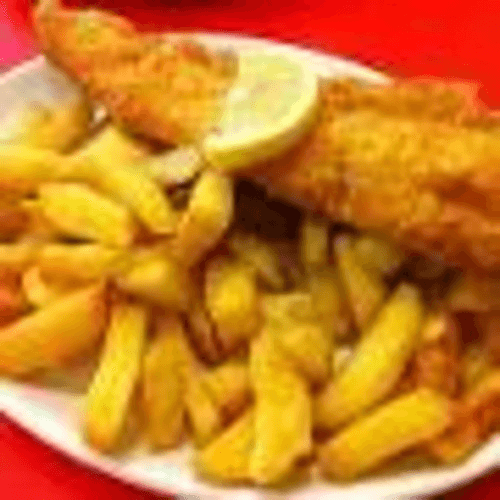 Beer Battered Haddock & Chips.