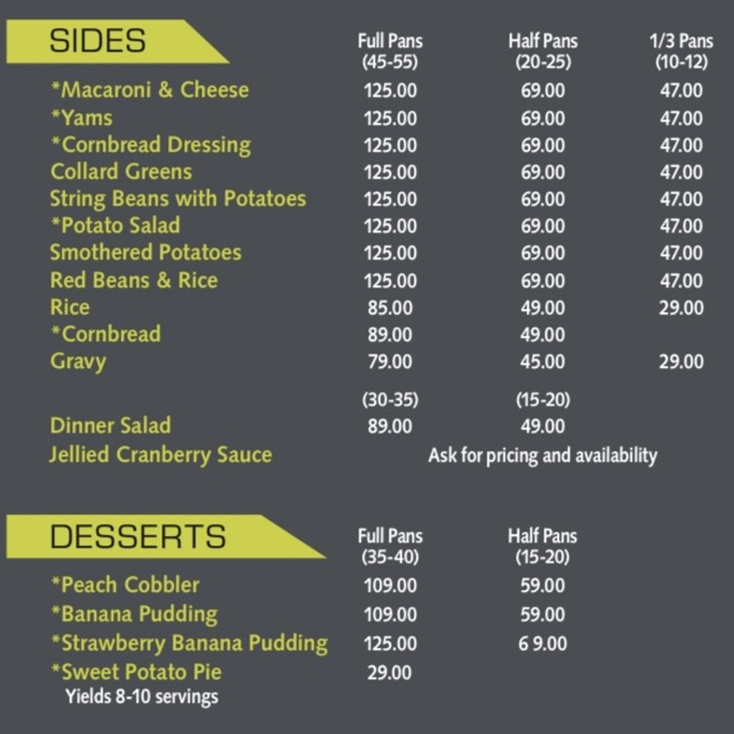 We Cater! 