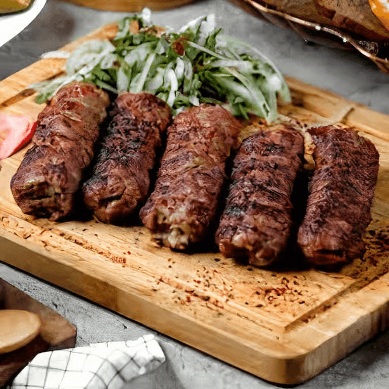 Beef Seekh Kebab.