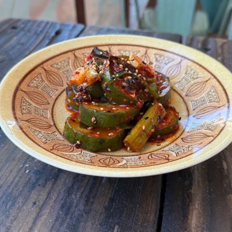 Spicy Cucumber Salad.