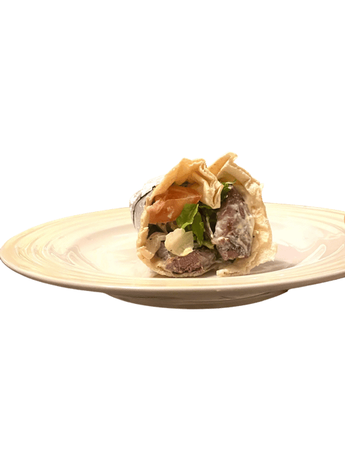 Lamb Kebab Wrap.