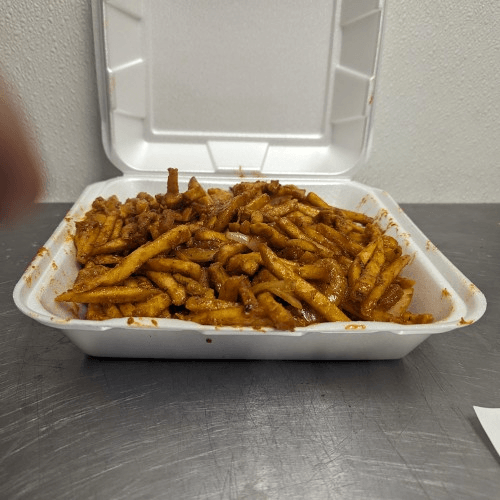 Spicy Fries Chicken Masala