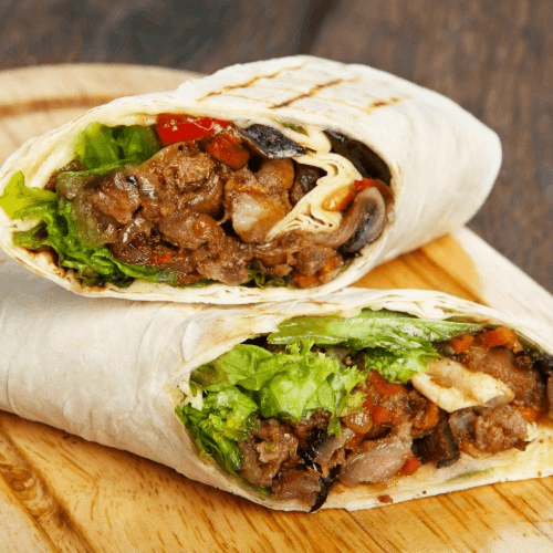 Chicken Burrito Blanco.