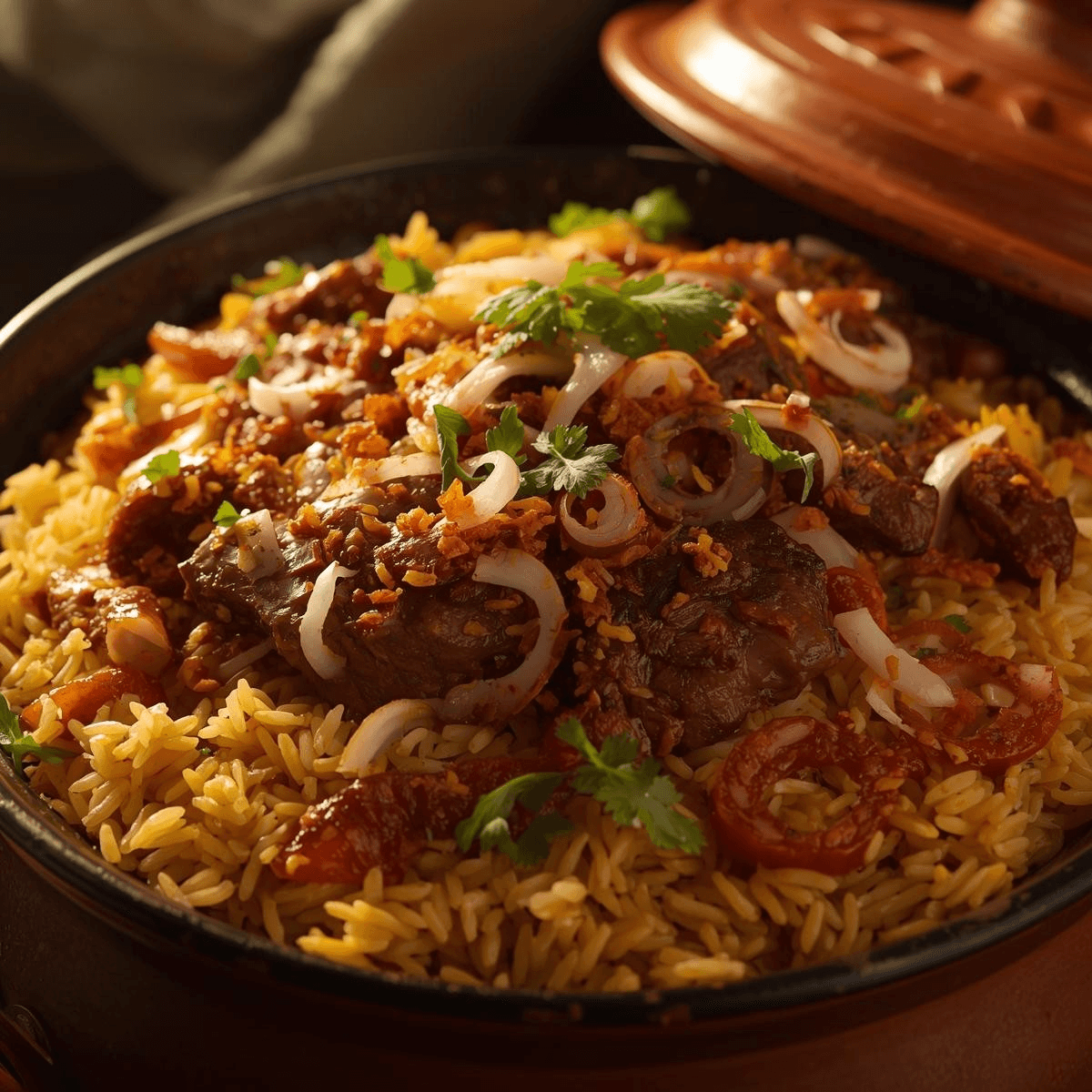 Hyderabadi Goat Dum Biryani(DOA).