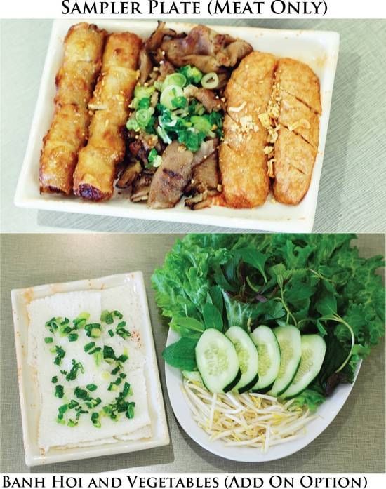 Sampler Plate (3 Items).