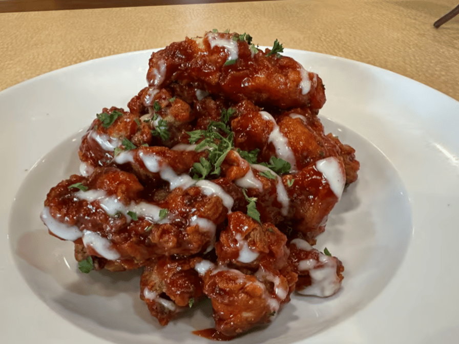 10 Pcs Glazed Fried Chicken.