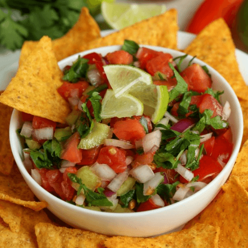 Salsa or Pico De Gallo.