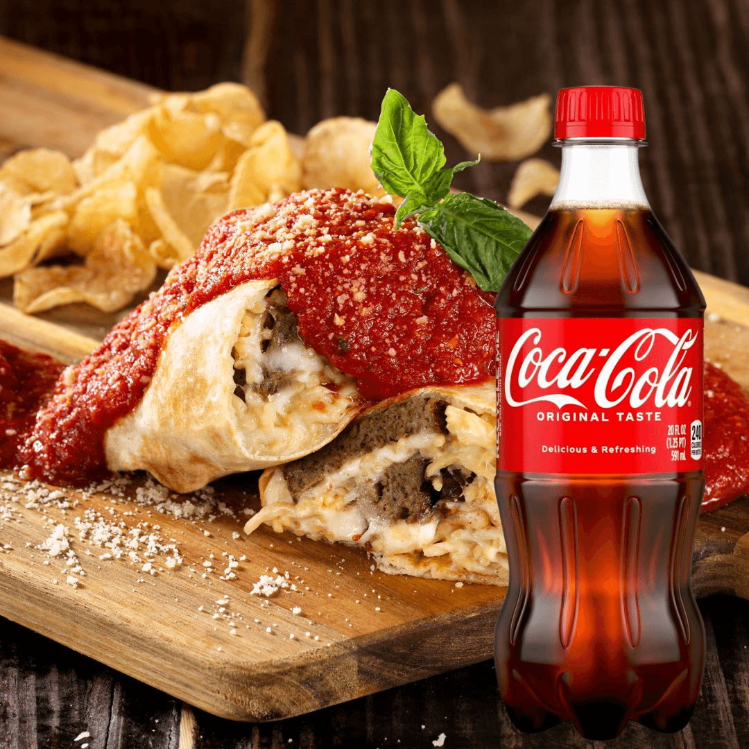 Spaghetti Pie Panino Combo.