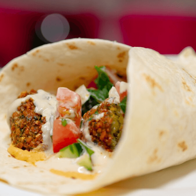 FALAFEL WRAP.