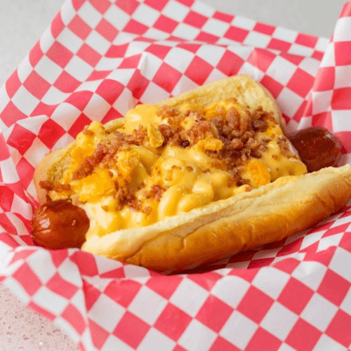 Mac N' Cheese Dog Combo.
