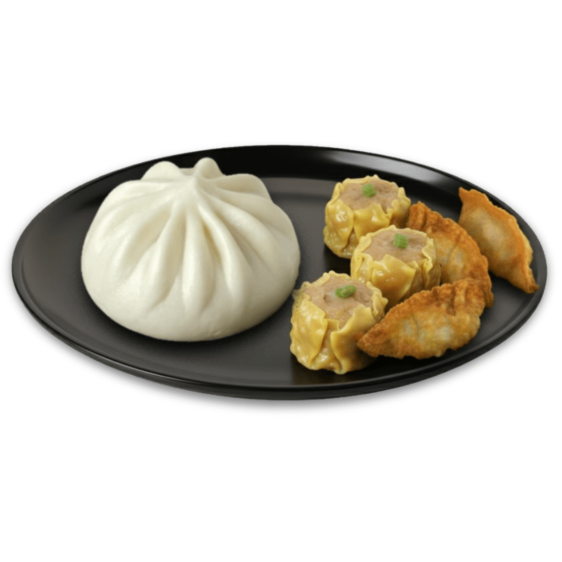 C9 - 3 Pieces Siomai, 3 Pieces Dumplings and 1 Piece Siomai.