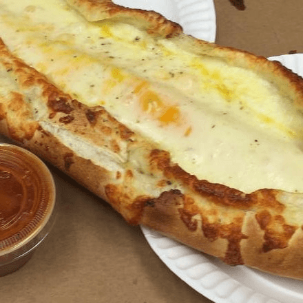 Angelo's Cheesy Garlic Bread.