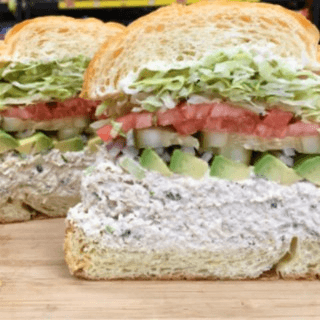 Tuna Salad Supreme Sandwich - Hot.