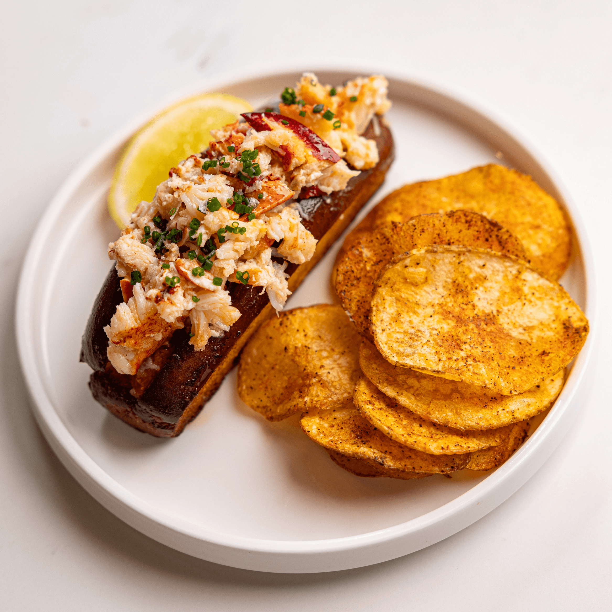 Warm Buttered Lobster Roll.