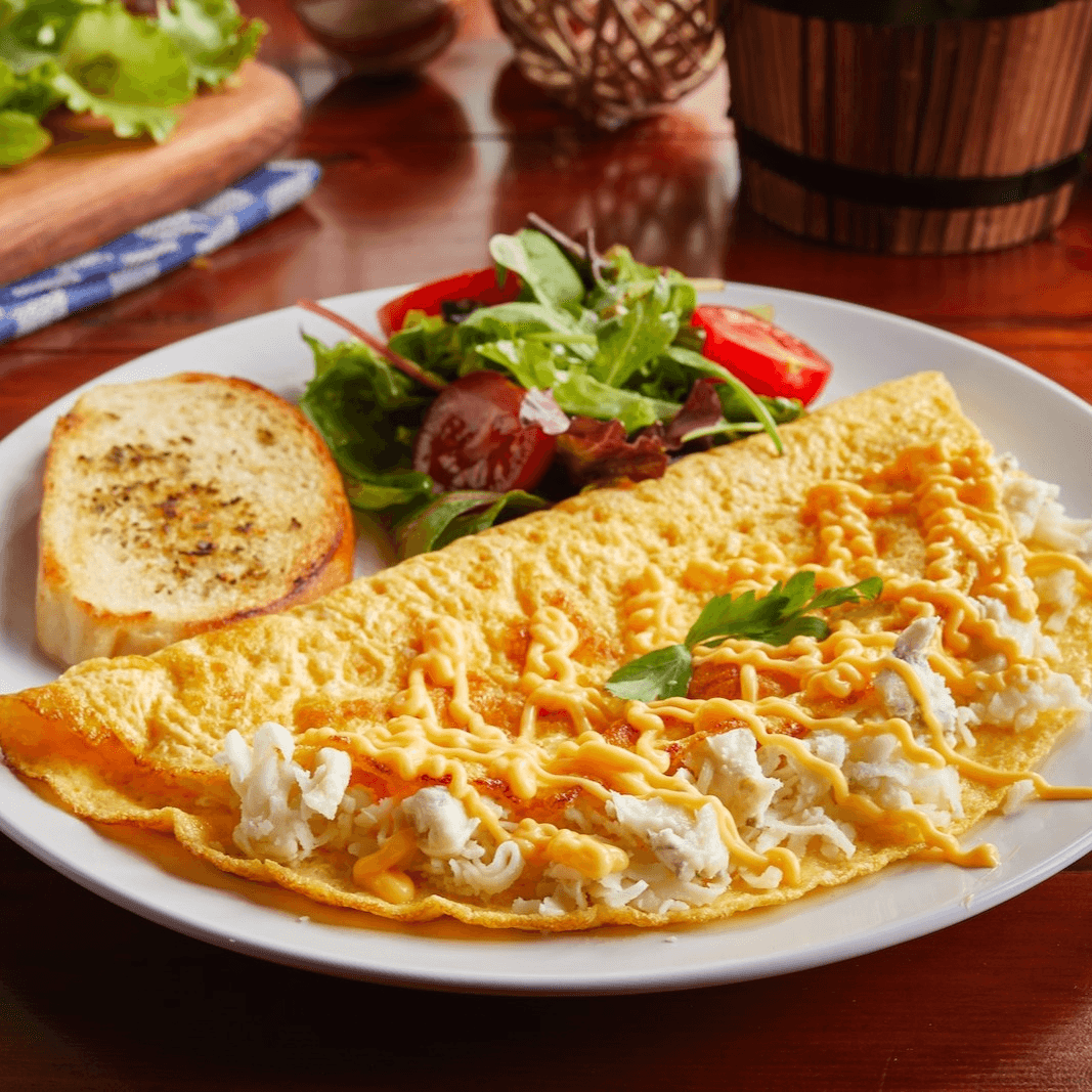 3 Cheese Omelette.