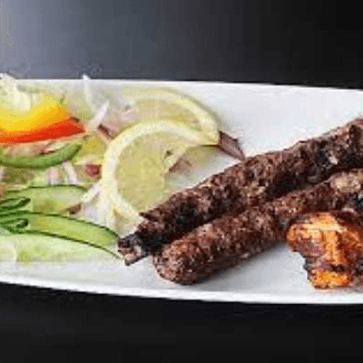 Lamb Seekh Kebab.