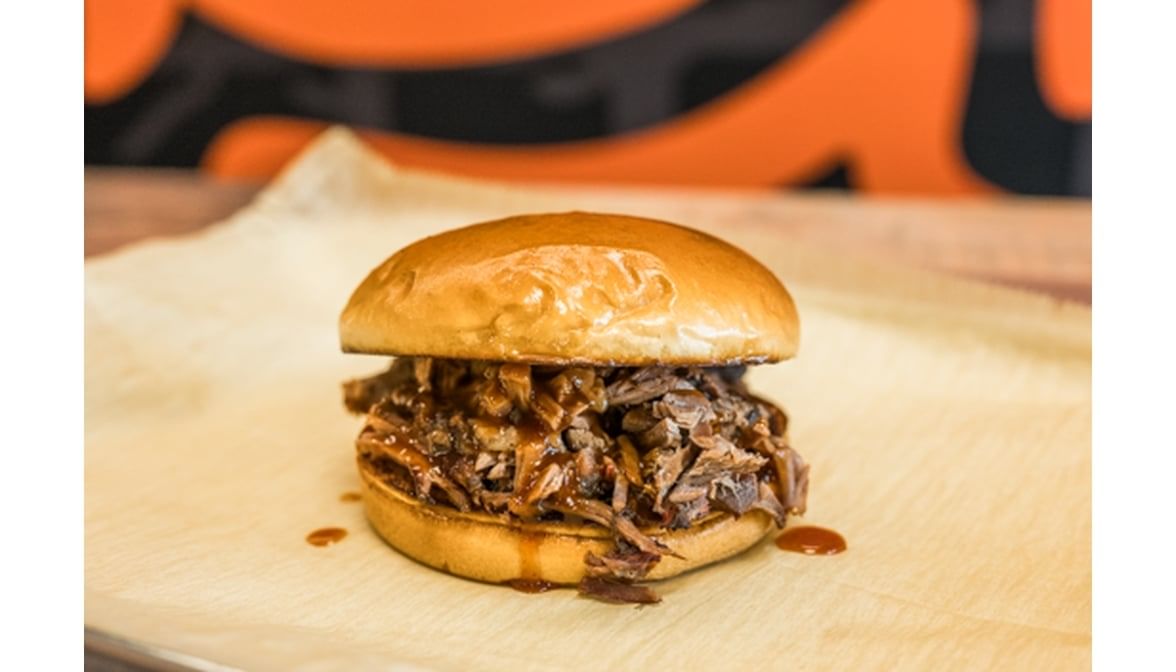 Beef Brisket Sandwich.