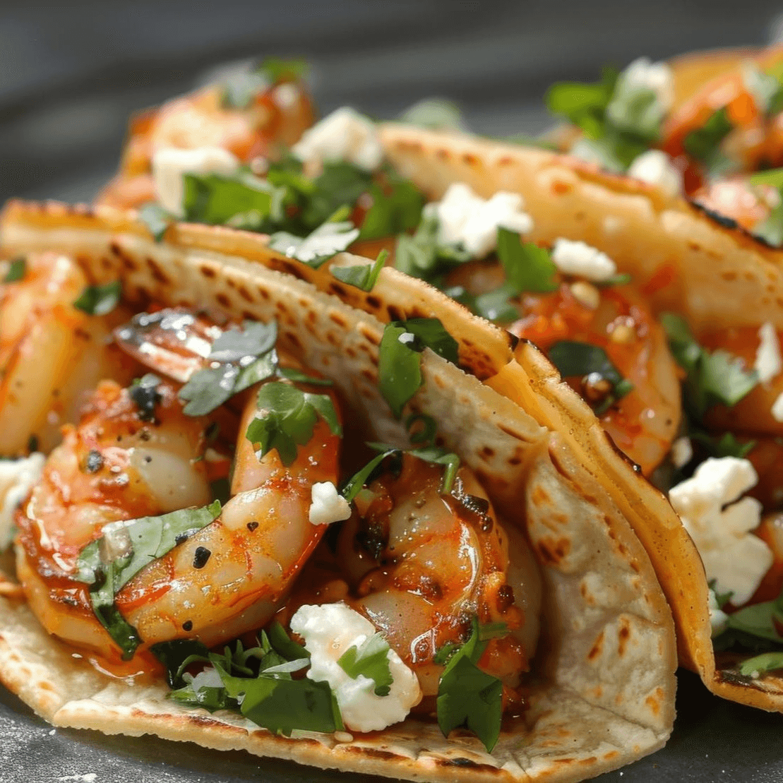 Gulf shrimp tacos.