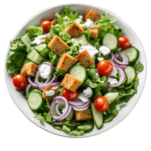 Garden Salad w/Ranch Dressing.