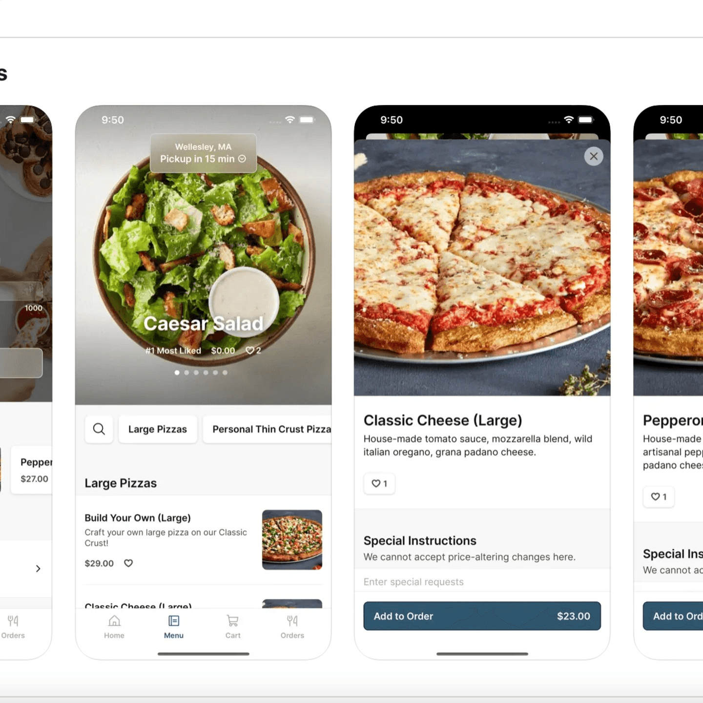 Oath Pizza Wellesley Mobile App