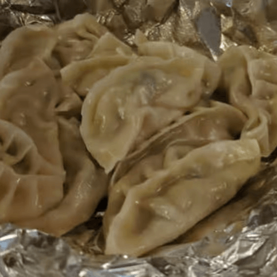 Vegetable mo:mo (dumplings).