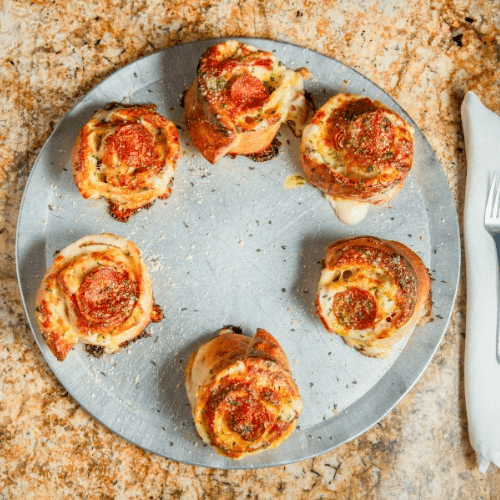 Cheese Pinwheels.
