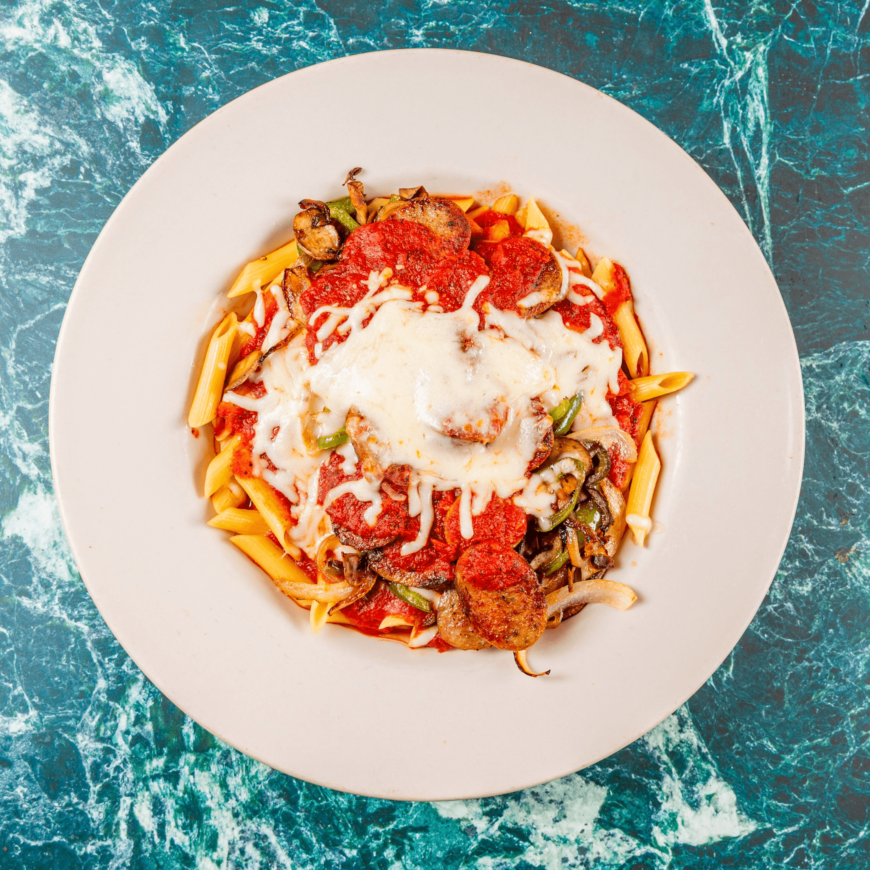 Mugsy's Tuscan Pasta.