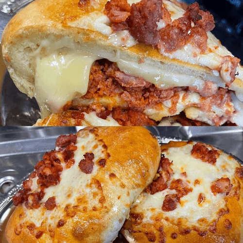 Linguica + Sao Jorge Cheese Steampocket.