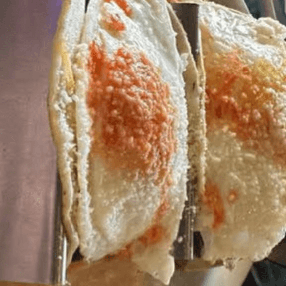 Smoked Brisket Breakfast Tacos.