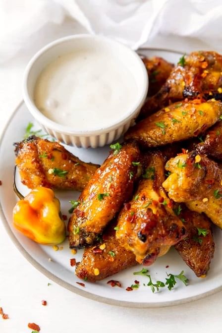 Mango Habanero Wings.