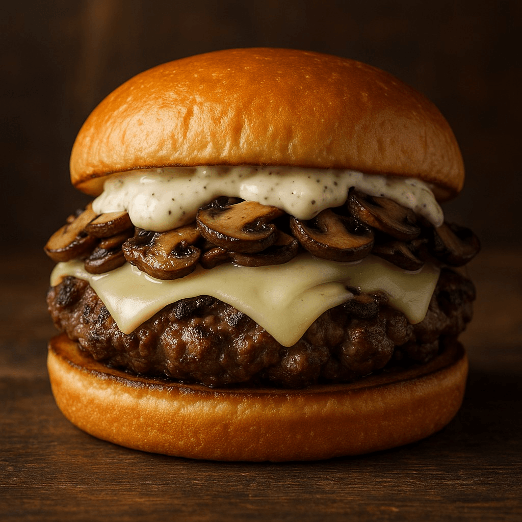 Truffle Shuffle Burger.