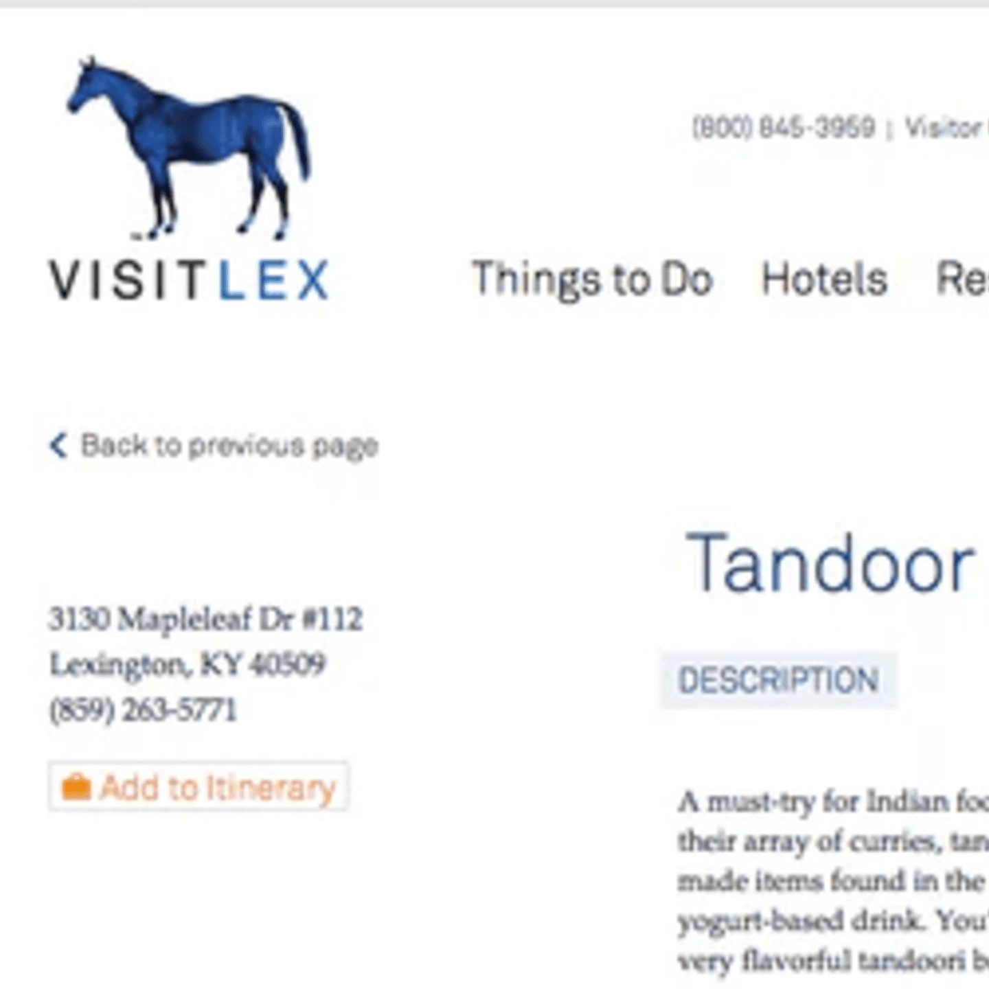 Tandoor Fine Indian Cuisine